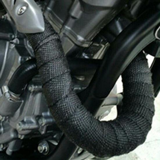 Exhaust Heat Wrap Fiberglass for Headers Easy Installation Muffler & Pipes Fireproof Insulation Heat Shield Wrap