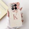 For Redmi Note 14 Pro Plus 5G Case Fashion A-Z Letters Luxury Flowers Shockproof Silicone Cover For Redmi Note 14 Pro+ 5G Funda