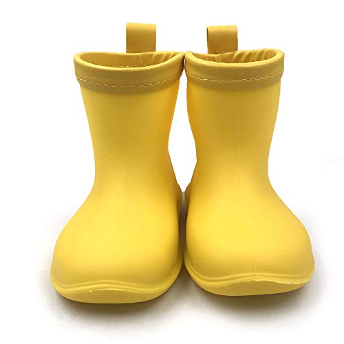 Amozi Kids' Rain Boots, Rain Shoes, Boys' and Girls' Rain Boots, Children's, Baby, Girls, Boys, Toddlers, Short, Junior, Waterproof, Rain Boots, Perfe