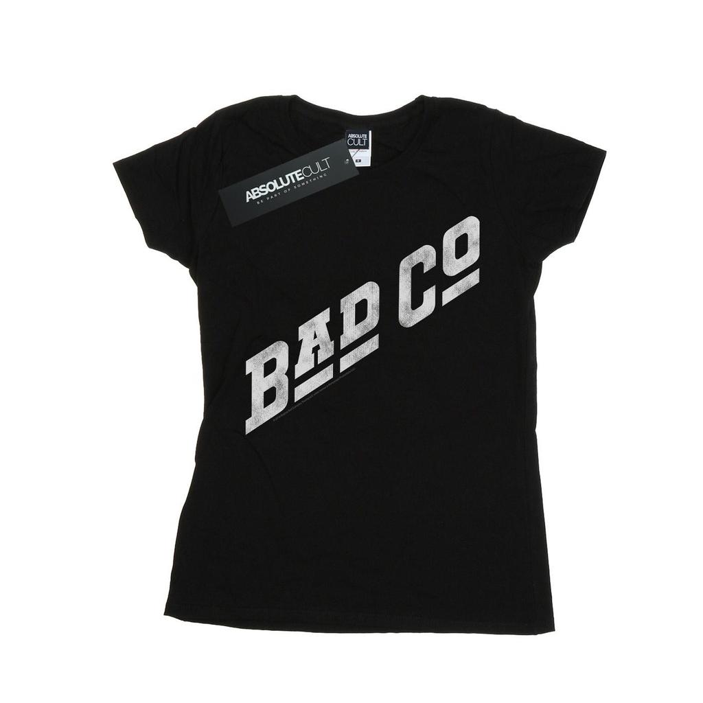 Bad Company Womens/Ladies Distressed Logo Cotton T-Shirt