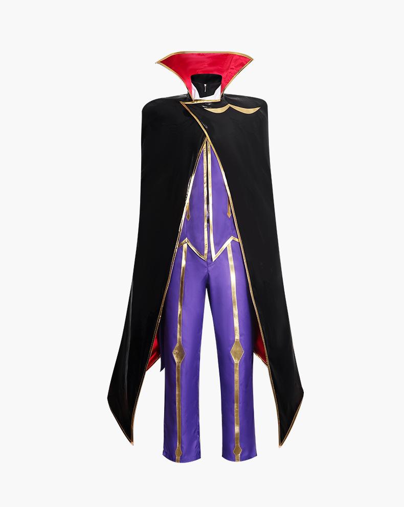 

Anime Lelouch Of The Rebellion R2 Zero Lelouch Lamperouge Cosplay Costume Outfits Cloak Halloween Carnival Costume For Adult L 50-55kg красный
