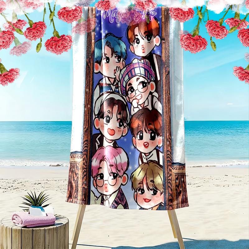 Harmony Diversity: Unity Beach Towel Outdoor Camping Soft Outdoor Pool Towel Absorbent Bath Towel Seaside Outdoor Picnic Beach Mat Beach Towel