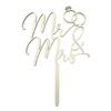 Mr & Mrs Cake Topper Wedding Cake Topper in Wood