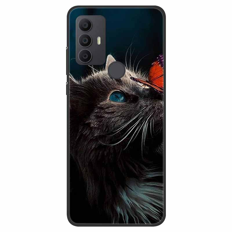 For TCL 30 SE Case 305 306 Soft Silicone Cool Cartoon coque For TCL 306 305 Back Cover Para TCL 30SE Cases Fashion TPU Fundas