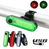 Bicycle Rear Light Ultralight Brightness Bicycle Taillight USB Rechargeable Mtb Night Riding Warning Lamp Cycling Accessories