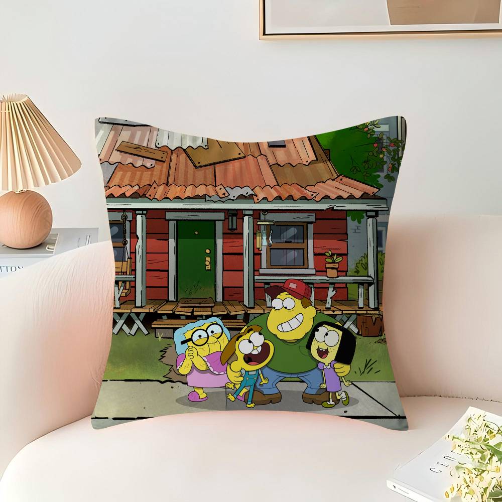 B-Big City Greens Pillow Cover Sofa Cushion Cover Home Room Decoration Children Gift