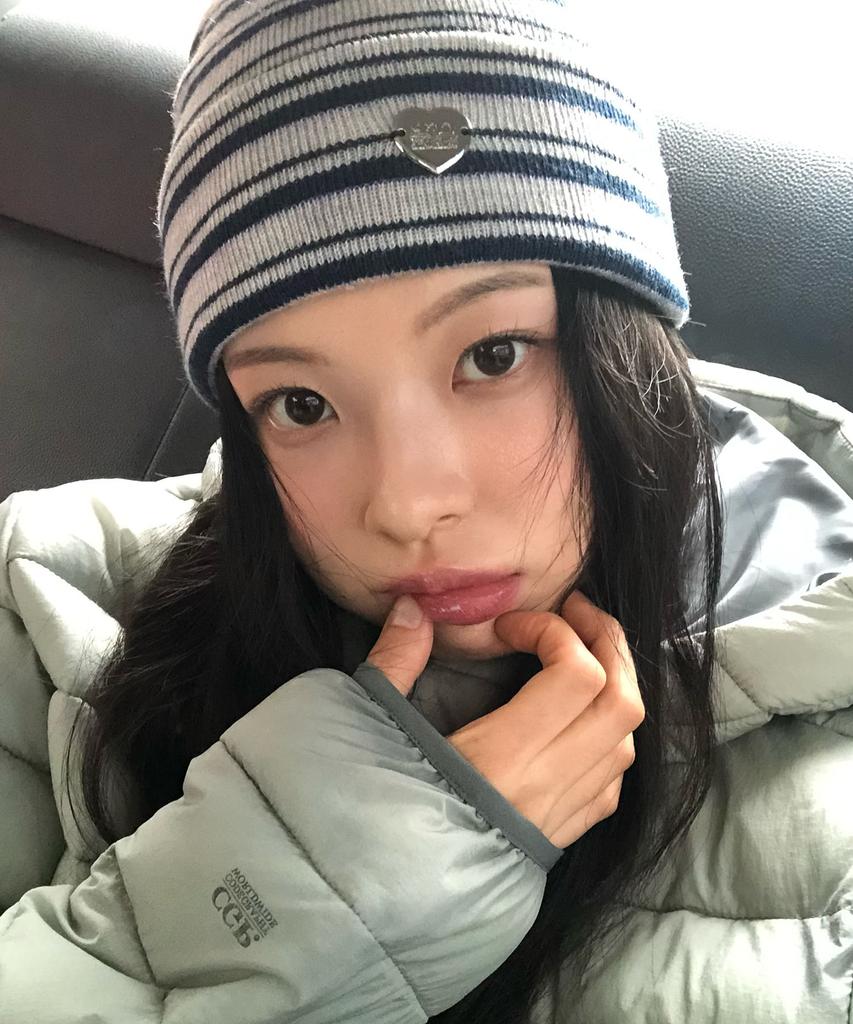CGP Striped Beanie_Dark Navy