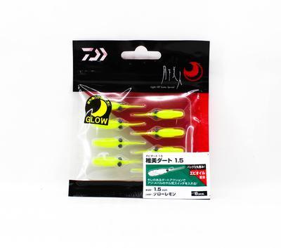 Daiwa Weicher Köder Chibi Dart 1,5 Zoll 8 pro Packung Glow Lemon (5994)