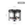 Coffee Bean Vacuum Sealed Tank 304 Stainless Steel Press type Vacuum Grain Tea Nut Storage Sealed Cans Kitchen Crisper box