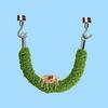 Jumping Spider Bridge Hermit Crab Climbing Enclosure Bridge Swings  Spider/Gecko Jumping stand Climbing ladder for Terrarium