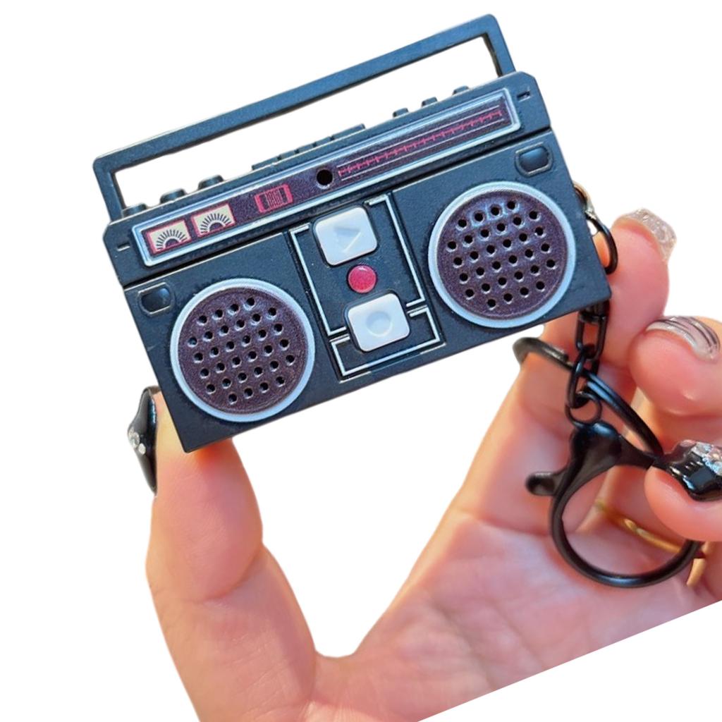 Kleines Blockflöten-Ornament mit Spiel- und Aufnahmefunktion, Kunststoffstruktur, ideal für Sammler und Enthusiasten