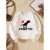 Kids Sweatshirt Round Neck Sweatshirt Creative Letter Pattern Fashionable Casual Sports Shirt Suitable for Daily Party Vacation Gifts