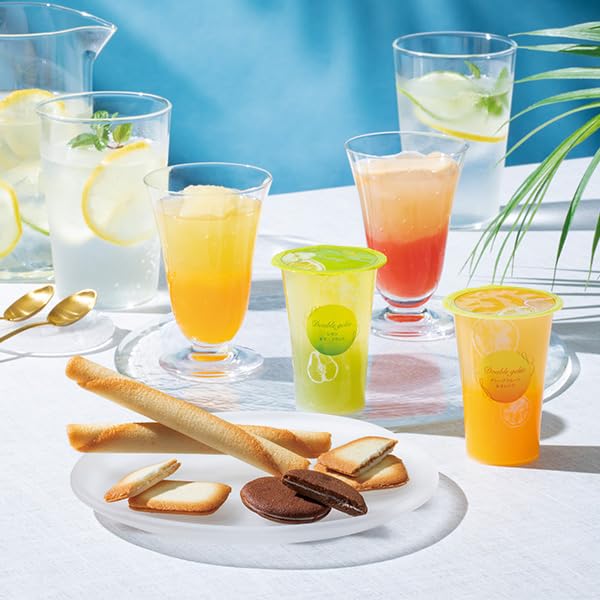 YOKUMOKU Zachodnie Różne Indywidualnie Podwójna Galaretka 8 28 Sztuk Słodycze, Przekąski, Prezenty, Cukiernictwo, Upominki, Papierosy, Pakowane, Asortyment,