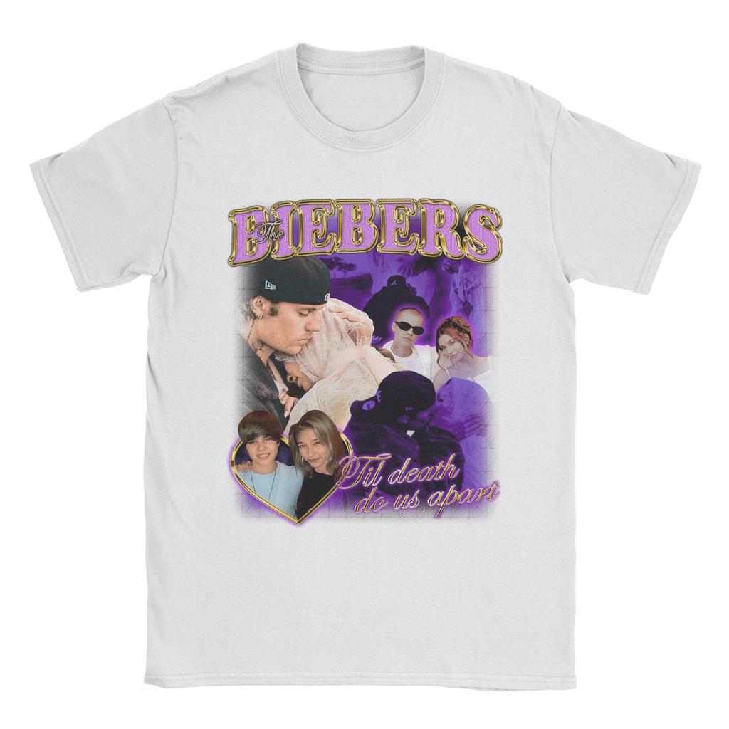 Justins Biebers T Shirts Men 100% Cotton Casual T-Shirts Crew Neck Tee Shirt Short Sleeve Tops Summer