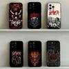 S-Slayer Heavy M-Metal Rock Band Phone Case For IPhone 17 15 Pro Max 14 Pro 12 11 13 Mini X XR XS 16 Plus SE Back Cover
