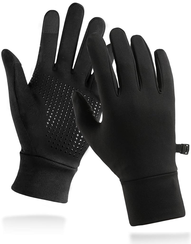 Lavento Innovative Myke Løpehansker Utendørs og for Kaldt Vær Berøringsskjermkompatible og Sportshansker med Slitesterk Fleece 3D 3D Høy Fuktighet