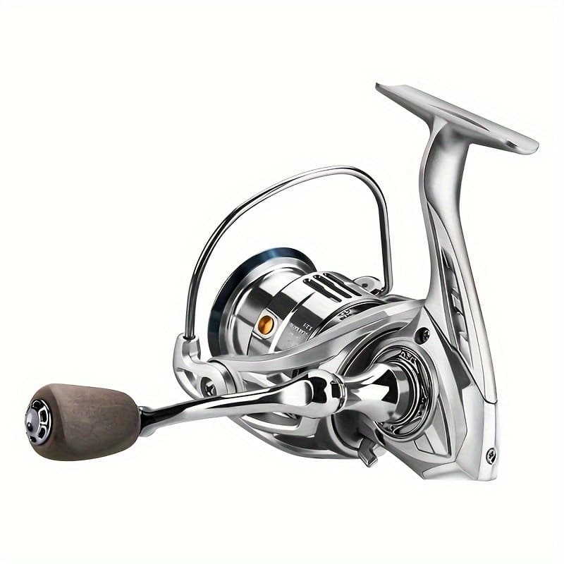 High Speed Ratio 8 Kg Resistance Gapless All-metal Spinning Wheel Long-distance Casting Sea Rod Wheel Luya Fish Wheel Micro-object Fishing Line Wheel