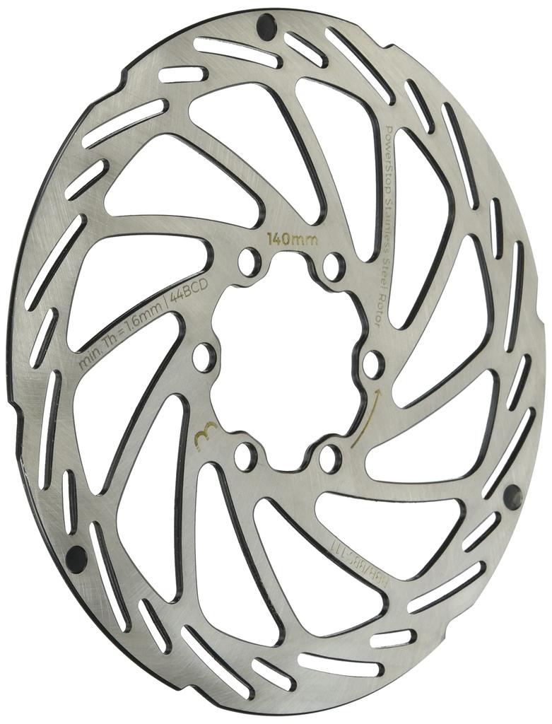 BBB Brake Parts Power Stop Rotor 140mm Silver BBS-111