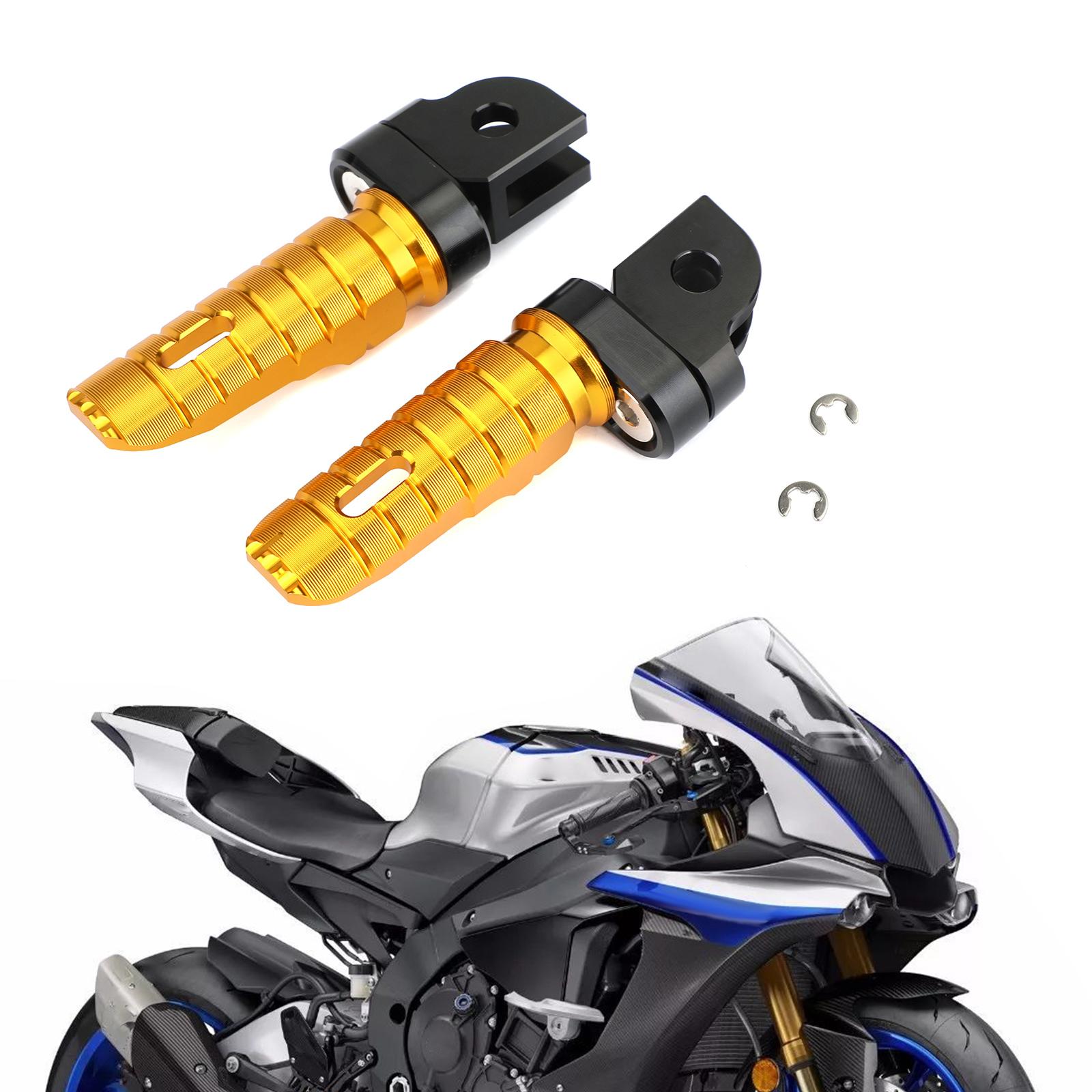 

Front Footrests Foot Peg for YAMAHA FZ-07 FZ-09 FJ-09 FZ-10 XSR 700 900 FZ8 Gold