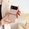 Pre Samsung Galaxy Z Flip 4 3 5g Puzdro Luxusné galvanicky pokovované s ochranou objektívu Nárazuvzdorný pevný zadný kryt odolný voči pádu Príslušenstvo