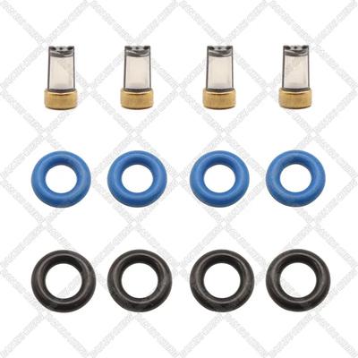 4 Set Fuel Injector Service Repair Kit Filters Orings Seals Grommets for Chinese Car 28334878