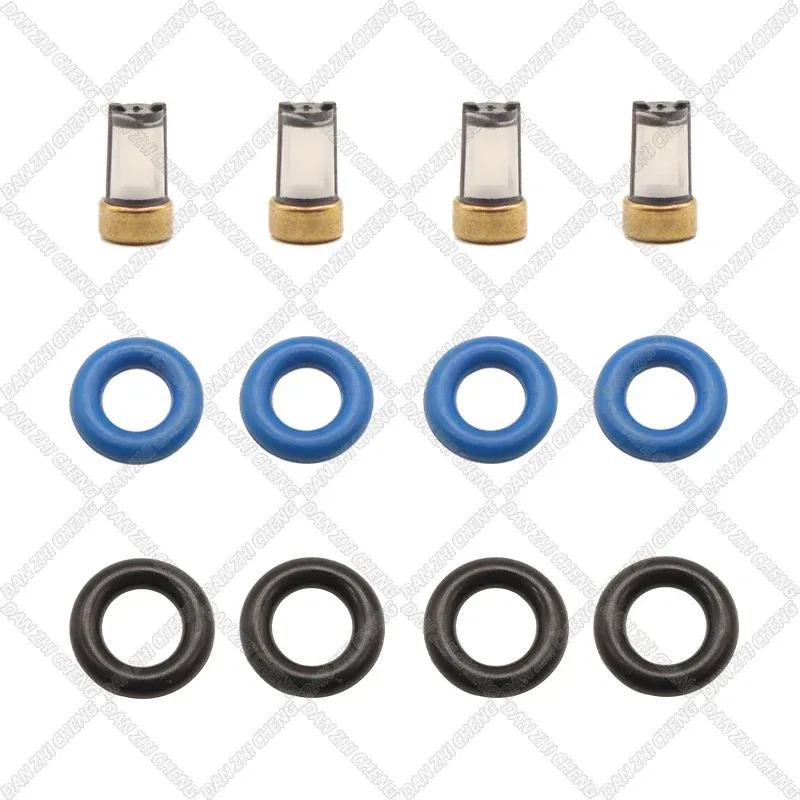 4 set Fuel Injector Service Repair Kit Filters Orings Seals Grommets for Chinese Car 28334878
