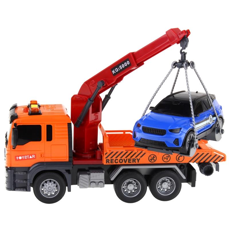 Car Truck Roadside Assistance Tow Truck with Crane Tow Truck + Car