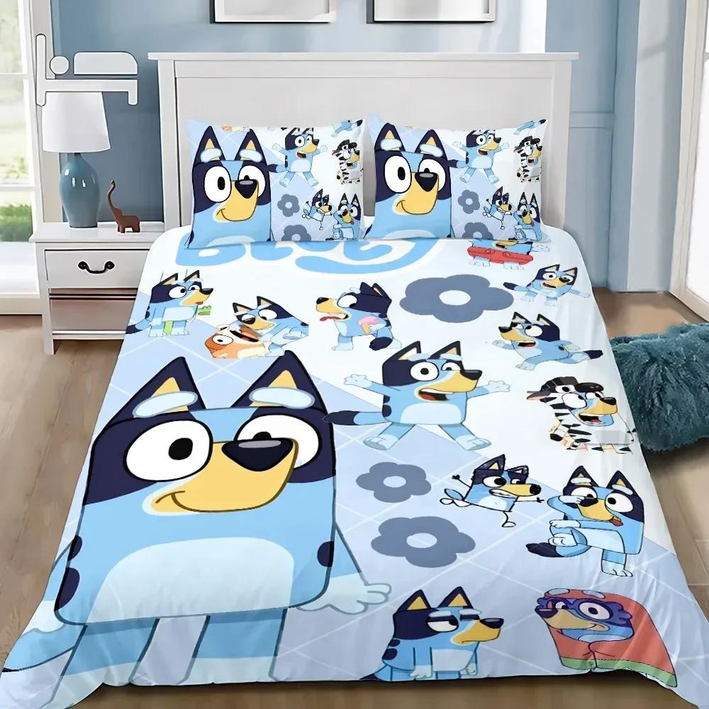 3D Cartoon Creative B-Bluoey Duvet Cover Set Bedding Set Kids Boy Girl Bedroom Decoration 2/3piece set Single Double Large Size
