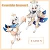 Paimon Impact Genshin Figurine Anime Action Figure Miniatures Dolls Statue