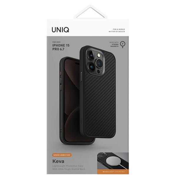 Etui do iPhone 15 Pro Max UNIQ MagSafe Czarne
