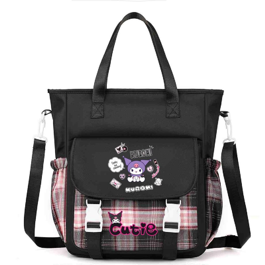 Crossbody Bag Student Class Book Holder Extra Large Bag Shoulder Make-Up Bag Cute Cartoon Printed Crossbody Bag