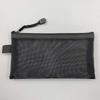 Transparent mesh pencil case,large capacity storage bag,cotton and linen material zipper pencil bag,office and learning supplies