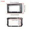 9/10 Inch 2 Din for Android Head Unit Car Radio Frame Kit for VW for Skoda Seat  Auto Stereo Dash Fascia  Bezel Faceplate