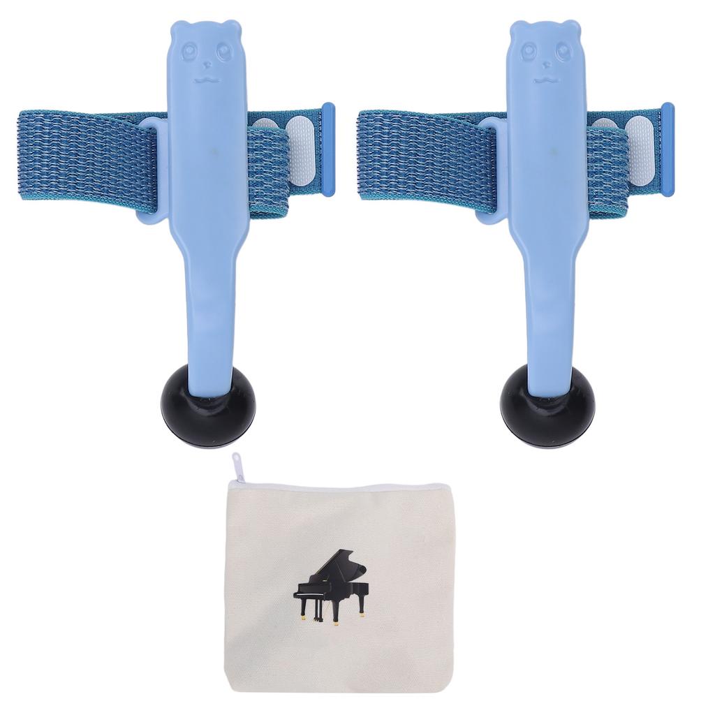 1 Paar Klavier Finger Trainer Starke Unterstützung Lebensmittelqualität Gummi Fingerpositionierungshilfe zum Üben Klavier Handhaltungstrainer