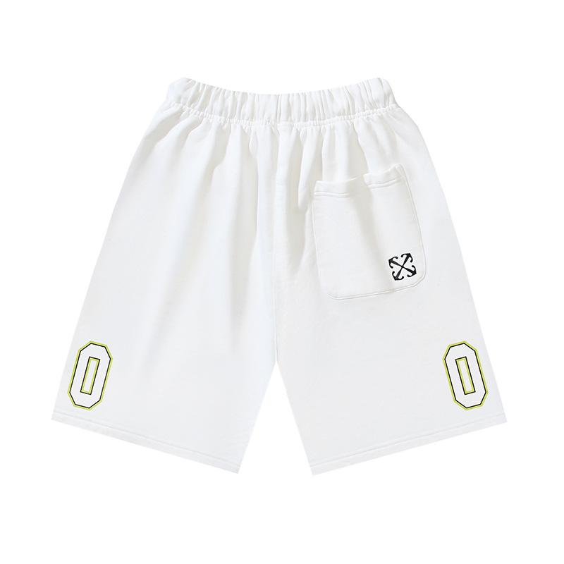 1194 Off-White 2025 Spring/Summer New OW Letter Pattern Printed Men's and Women's Casual Loose Shorts