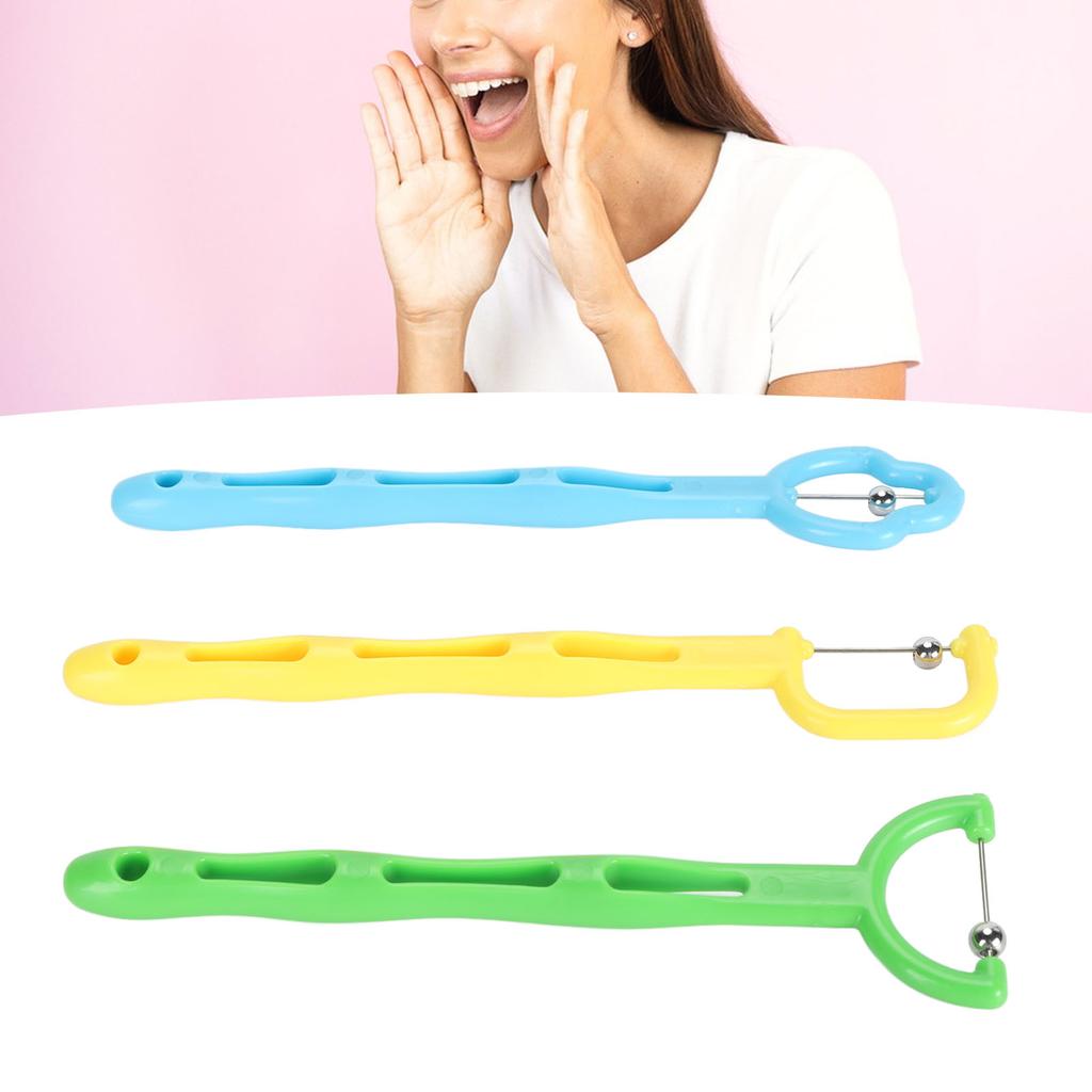3 Pieces Tongue Tip Exercise Set Improve Flexibility Lateralization Lifting Oral Muscle Training Tool for Slurred Speech