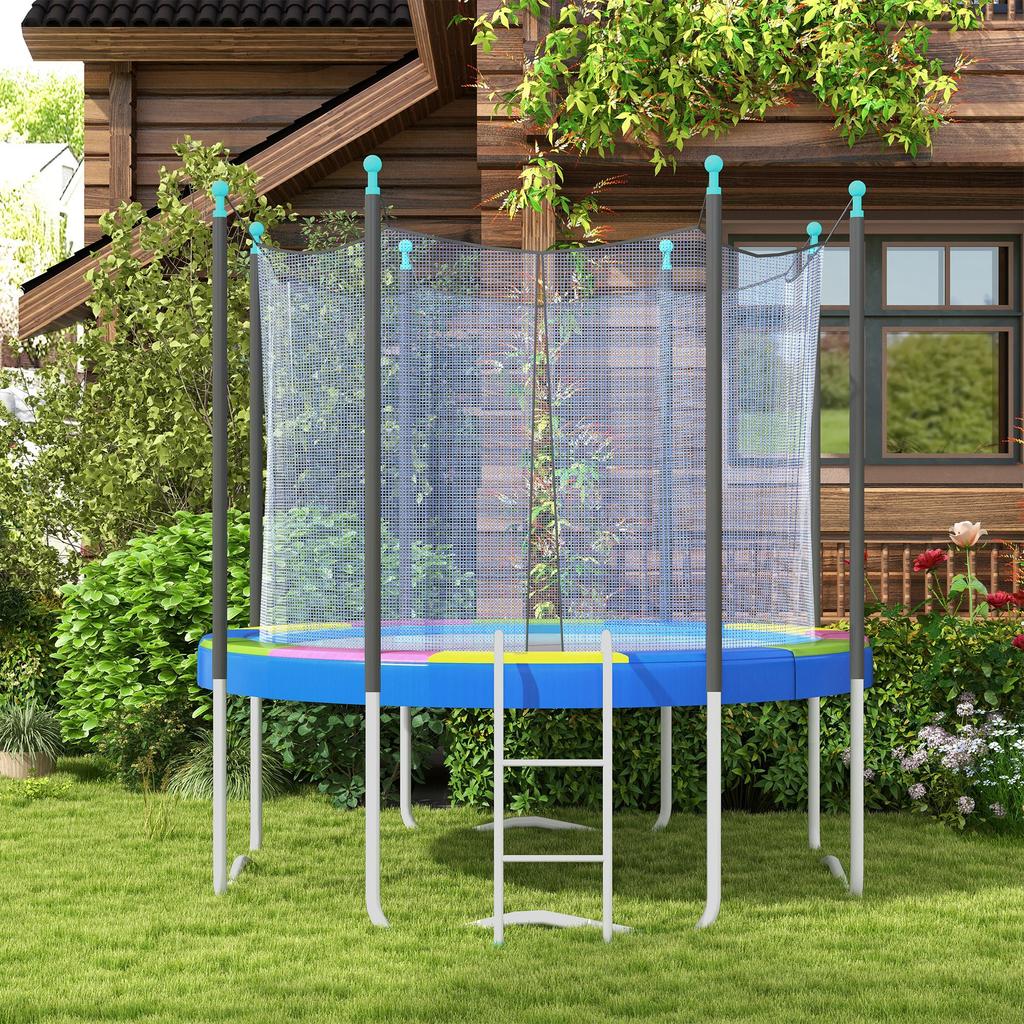 366X30cm Foldable and Portable Trampoline Cover. Made of Plastic, PE, and Foam. Multicolored