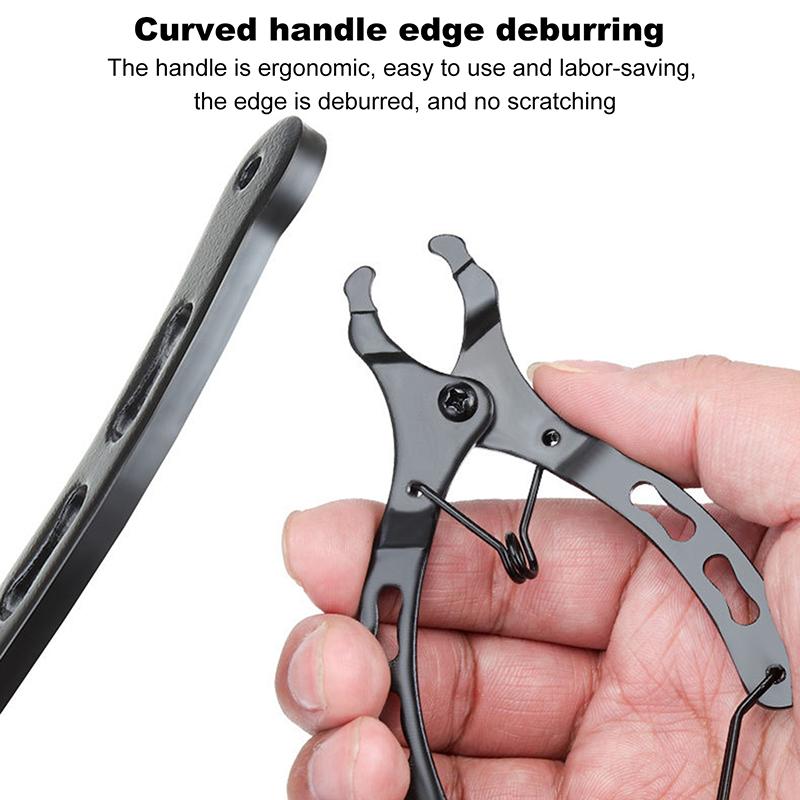 Cheie cu buton de eliberare rapidă pentru lanțul bicicletei, oțel, pentru instalare și demontare lanț de bicicletă, buton de eliberare rapidă, capăt cablu, clemă