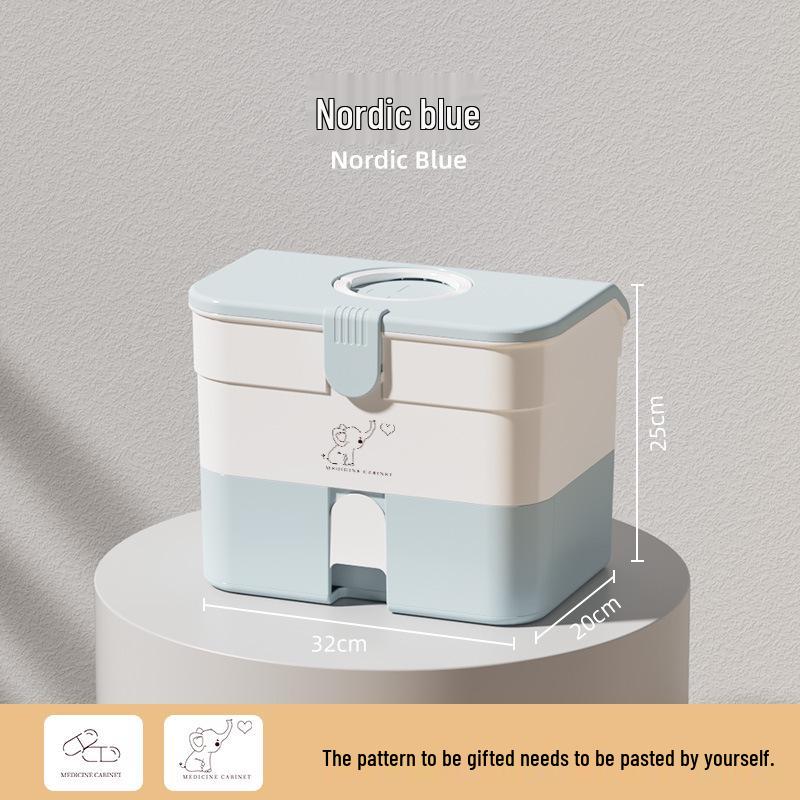 Portable Multi-layer Medicine Chest: Large Drawer-type First Aid Storage Box