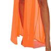 Swimsuit Cover Up Breathable See-through Mesh Solid Color Beach Cover Up for Swimming Pool