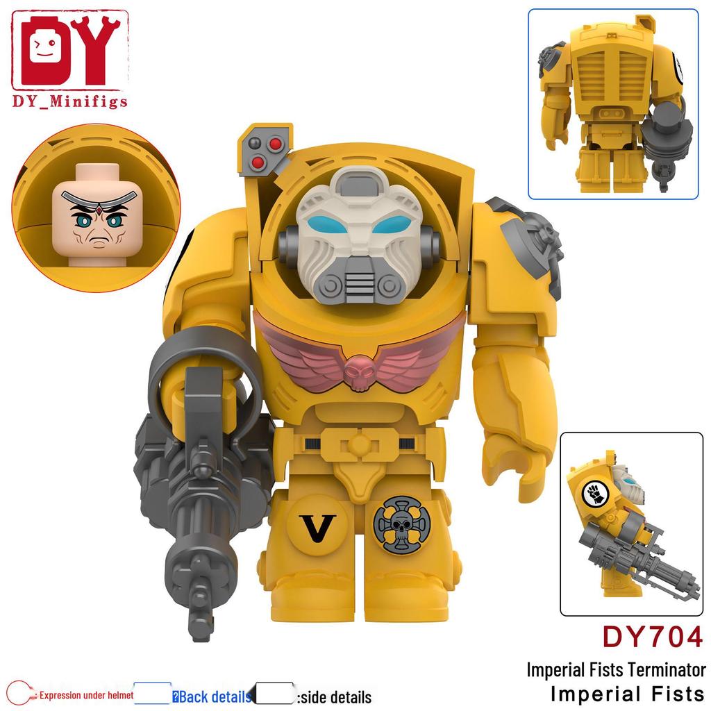 Dark Source Warhammer Terminator Ultramarine & Blood Angels Building Block Minifigure DY701-708