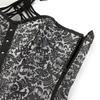 Gothisches trägerloses Neckholder-Korsett mit 11 Stahlstäben und Seitenreißverschluss Body Shaper