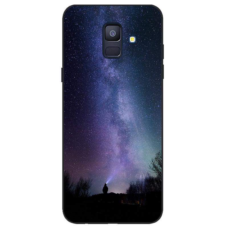 For Samsung Galaxy A6 2018 Silicone Case SIM SM A600 A600F Phone Case Tpu Case Coque Samsung Galaxy A62018 black
