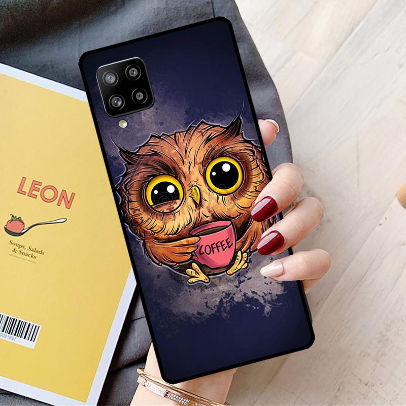 Cute Cartoon Owl For Samsung Galaxy A54 A14 A16 A26 A36 A56 A22 A32 A52 A55 A35 A05 A06 A15 A53 A33 A13 Case