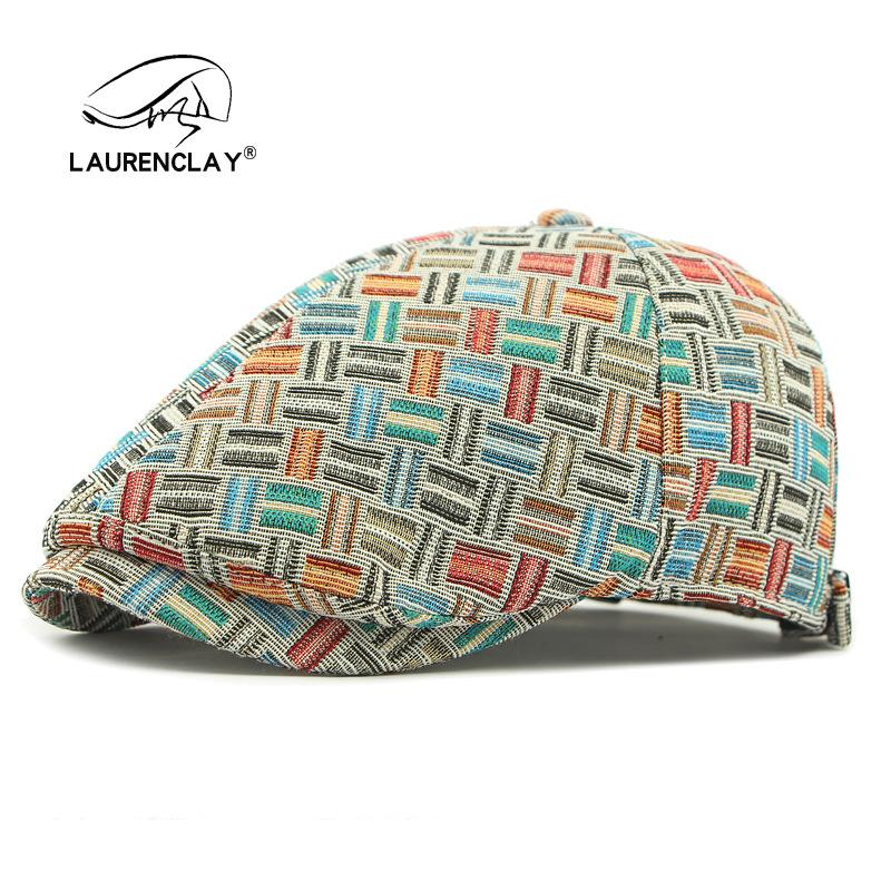 Hat Ladies Six Piece Beret British Vintage Cap Versatile Painter Hat Casual Forward Hat Men