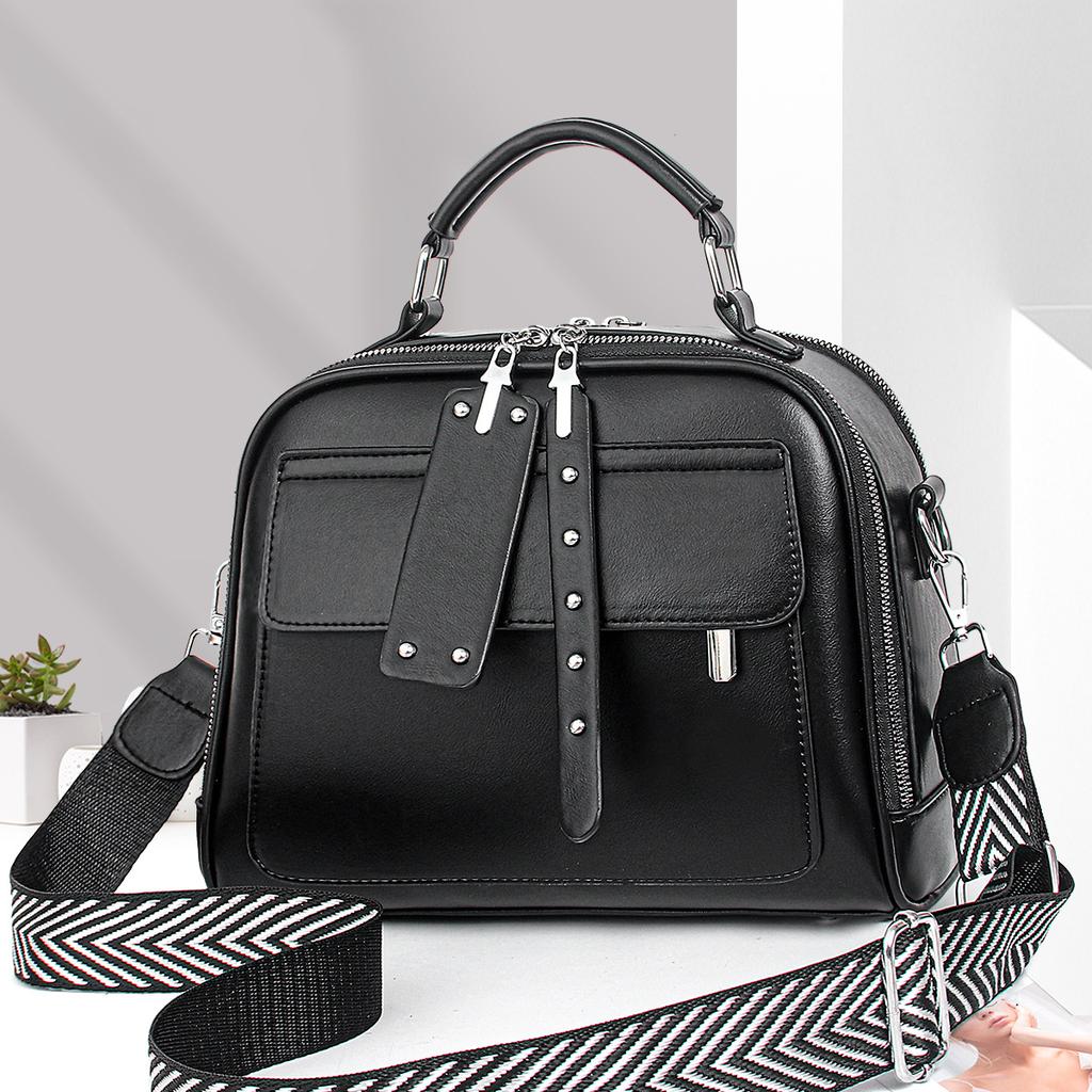Versatile women's bag 2025 new simple small square bag trendy fashion shoulder messenger bag