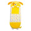 2 In 1 Happy Nappers Plush Cat & Dog Sleeping Bag Dusty Yellow 137cm Kids Gift