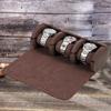 Vintage Leather Mechanical Watch Travel Box - Three-Piece Set