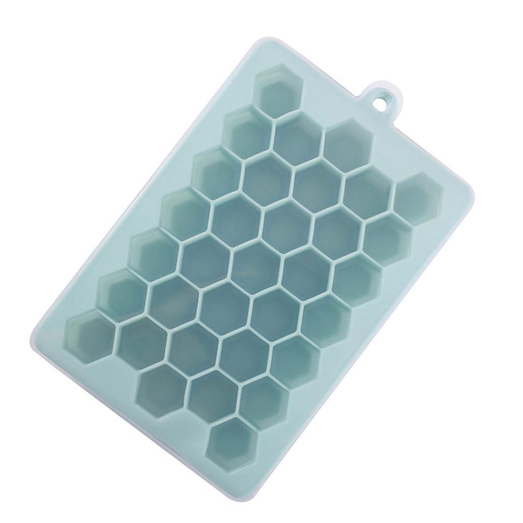 Ices Cube Trays 33 Grid Ices Maker Ices Cube Silicone Mold for Cocktails Whiskies Soups and Frozens Treat Nonstick