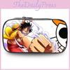 One Piece Luffy Anime Printed Student Single Layer Stationery Storage Pencil Bag For Children